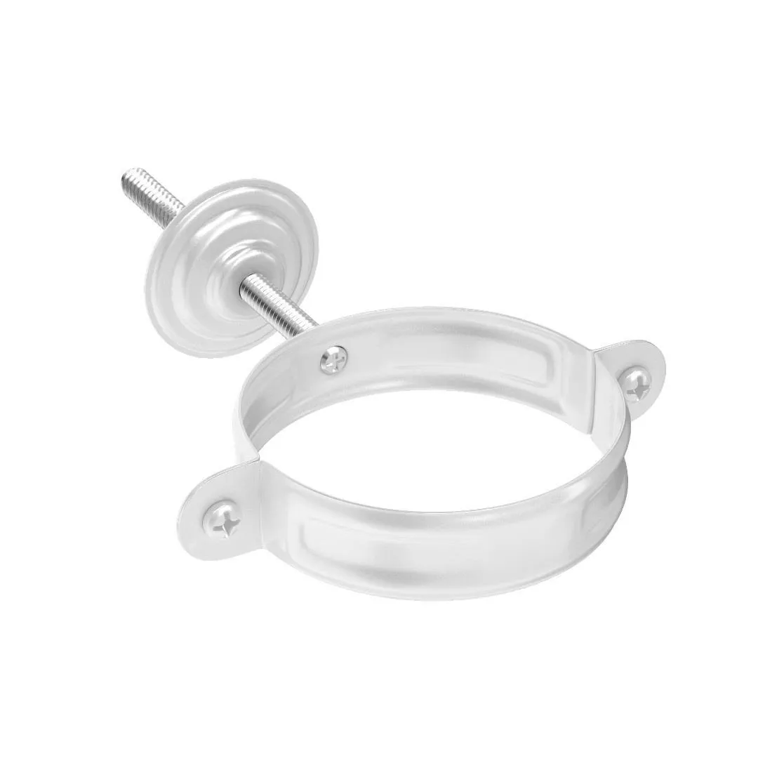 Хомут с комплектом крепления 125/90. AQUASYSTEM КОМФОРТ. RR20 Мраморно-белый купить в краснодаре