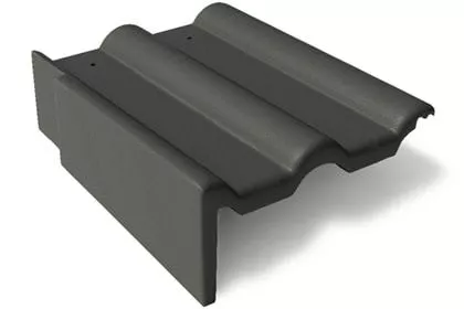 Франкфуртская Боковая цементно-песчаная черепица левая купить в краснодаре