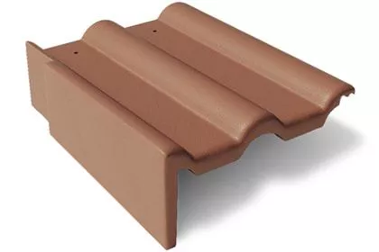 Франкфуртская Боковая цементно-песчаная черепица левая купить в краснодаре