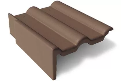 Франкфуртская Боковая цементно-песчаная черепица левая купить в краснодаре