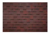 Гибкая черепица Tegola Top Shingle Футуро (Futuro) красный – Купить оптом и в розницу