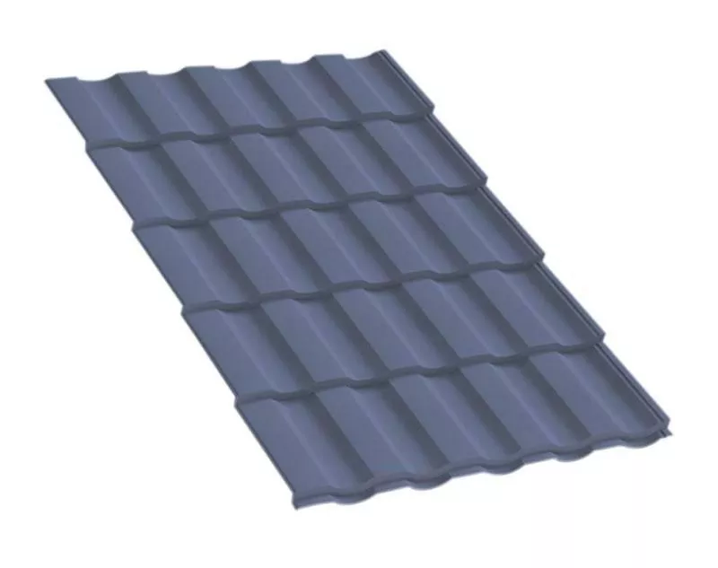 Металлочерепица Монтекристо-S PURMAN 0.5 мм Galmei Сиреневый металлик купить в краснодаре