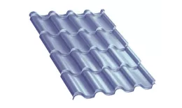Металлочерепица Монтерроса-M PURMAN 0.5 мм Galmei Сиреневый металлик. Артикул: monter_06-Galmeim