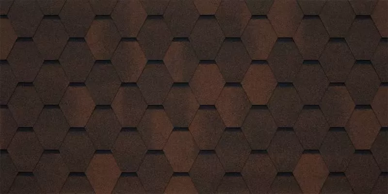 Гибкая черепица Tegola GARDA Marrone 439 (коричневый) купить в краснодаре