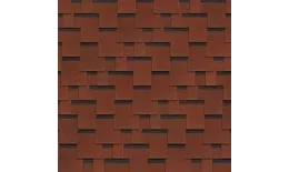 Гибкая черепица ТехноНИКОЛЬ Ультра Фокстрот рябина. Артикул: 30343