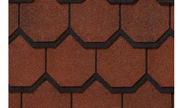 Гибкая черепица CertainTeed Carriage House georgian brick. Артикул: CertainTeed6-brick