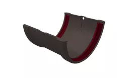 Соединитель желобов ПВХ Grand Line Стандарт Графит. Цена: 143 руб. Артикул: GL_vod_10