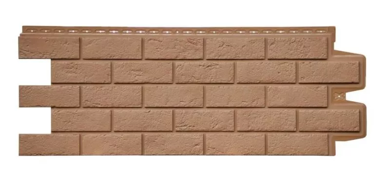 Фасадные панели GRAND LINE Коллекция Состаренный Кирпич Стандарт Глина купить в краснодаре