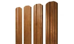 Штакетник Grand Line Twin фигурный 0,45 Print-double Elite Golden Wood Золотой Дуб. Цена: 193 руб. Артикул: Twin_274