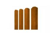 Штакетник Grand Line Прямоугольный фигурный 0,45 Print-double Elite Golden Wood Золотой Дуб – Купить оптом и в розницу