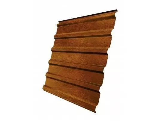 Профнастил Grand Line С20R Print Premium РФ 0,45 мм Golden Wood Золотой Дуб купить в краснодаре
