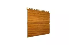 Металлический сайдинг Grand Line ЭкоБрус Print Elite 0,45 мм Золотой дуб. Артикул: GrandLine-MS1020