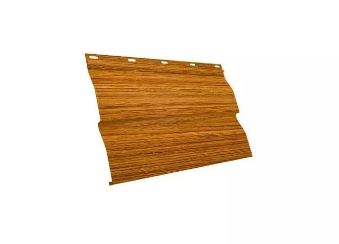 Металлический сайдинг Grand Line Корабельная доска Print Elite 0,45 мм  Золотой дуб купить в краснодаре