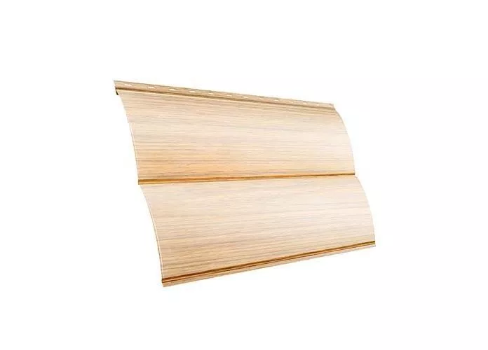 Металлический сайдинг Grand Line Блок-хаус Новый Print Premium РФ 0,45 мм Золотой дуб купить в краснодаре