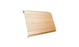 Металлический сайдинг Grand Line Вертикаль Гофр Print Premium РФ 0,45 мм Золотой дуб. Артикул: GrandLine-MS480