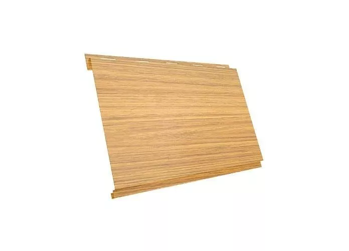 Металлический сайдинг Grand Line Вертикаль Классик Print Premium РФ 0,45 мм Золотой дуб купить в краснодаре