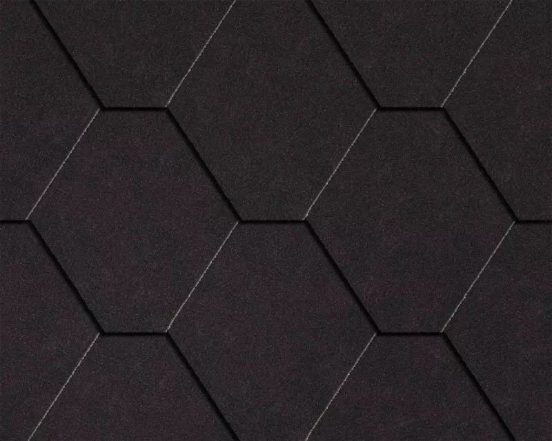 Мягкая черепица ICOPAL Натур Графитно-черный купить в краснодаре