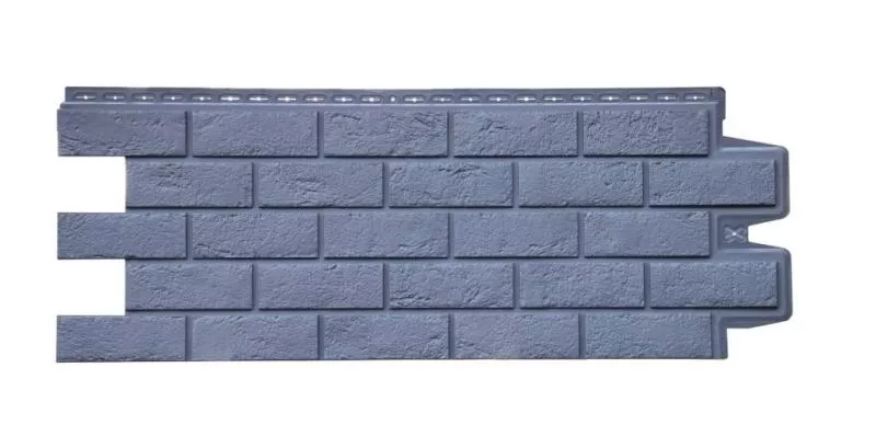 Фасадные панели GRAND LINE Коллекция Состаренный Кирпич Classic Графит купить в краснодаре
