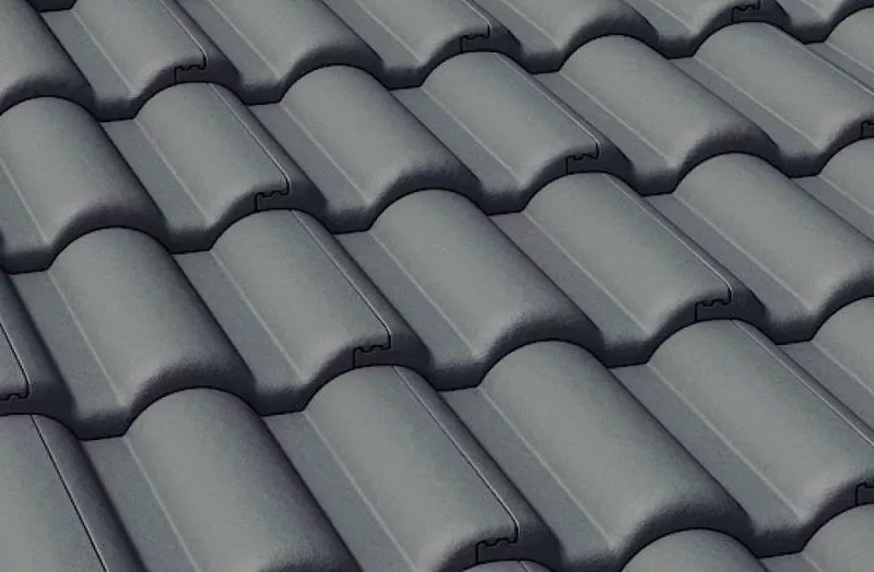 Цементно-песчаная минеральная черепица Braas Таунус графит купить в краснодаре