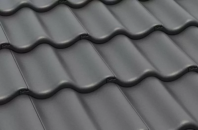 Цементно-песчаная минеральная черепица Braas Протектор графит купить в краснодаре