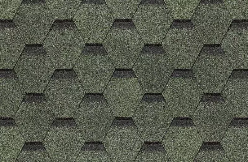 Гибкая черепица Docke PIE EUROPA Карат зеленый купить в краснодаре