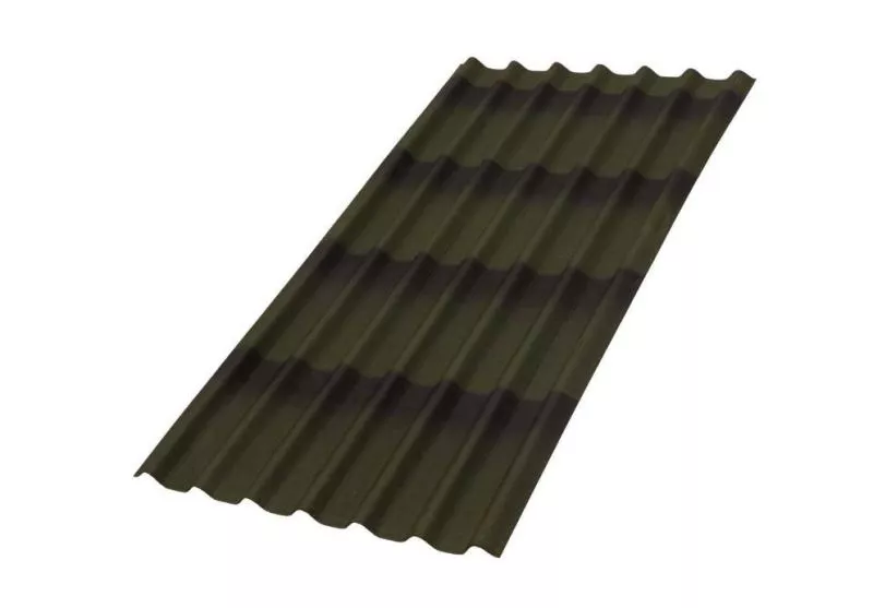 Черепица Ондулин 1950х950 мм, зеленая купить в краснодаре