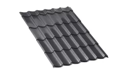 Металлочерепица Ламонтерра-XL VALORI 0.5 мм Grey Серый. Цена: 694 руб. Артикул: maxvalori-grey