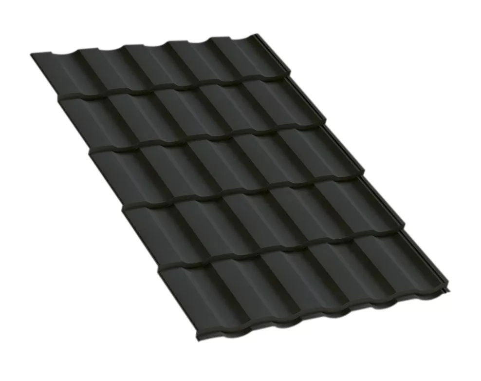 Металлочерепица Монтекристо-SL VALORI 0.5 мм Grey Серый купить в краснодаре