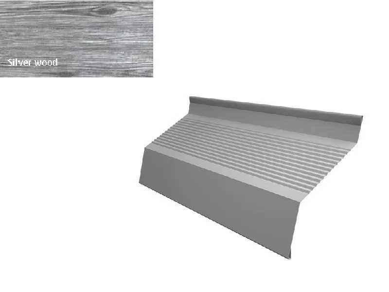 Ламель Milan new gofr 0,45 Print Premium Silver Wood GL купить в краснодаре