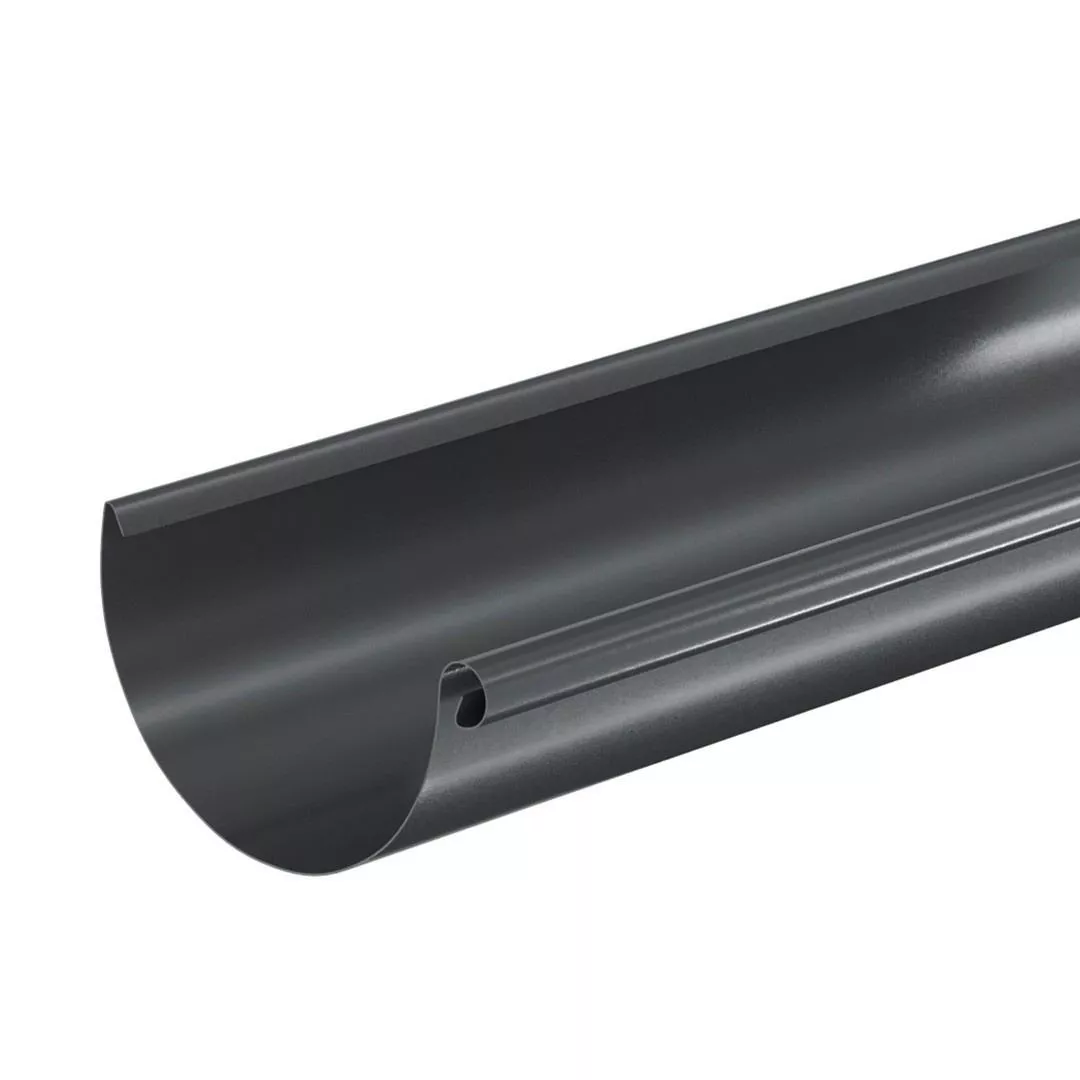 Желоб водосточный 3м. D125/90 AQUASYSTEM КОМФОРТ RAL 7024 Темно-серый купить в краснодаре