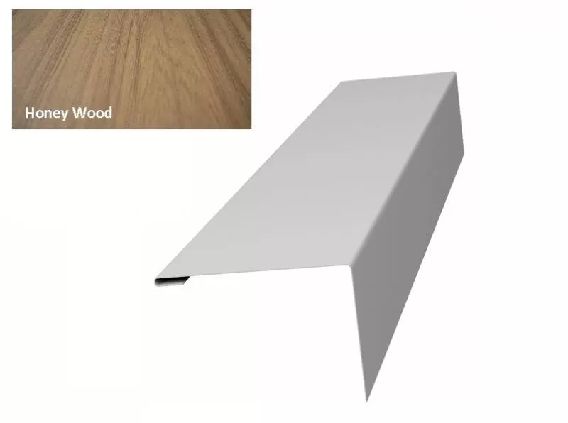 Нащельник (для калиток и ворот) 25х35 жалюзи Milan, Tokyo 0,45 Print Elite Honey wood (L1,68) GL купить в краснодаре