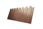 Профнастил C10 B для забора фигурный Grand Line Print Elite 0,45 мм с пленкой Honey Wood Медовое дерево – Купить оптом и в розницу