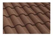 Композитная черепица AeroDek Флоренция Тик – Купить оптом и в розницу