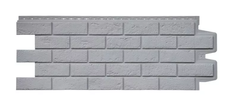 Фасадные панели GRAND LINE Коллекция Состаренный Кирпич Classic Серый купить в краснодаре