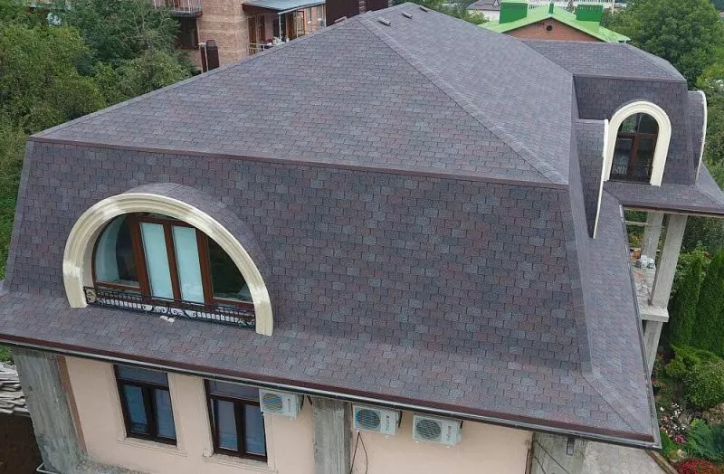 Гибкая черепица Docke PREMIUM Цюрих изюм купить в краснодаре