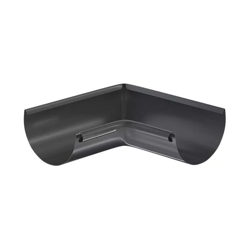 Угол желоба внутренний 125/90. AQUASYSTEM КОМФОРТ. RAL 7024 Темно-серый купить в краснодаре