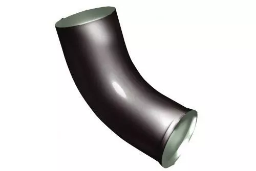 Колено стока Optima Grand Line 90 мм RR 32 Темно-коричневый купить в краснодаре