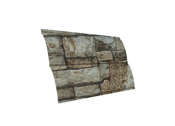 Металлический сайдинг Grand Line Блок-хаус Новый Print Elite Камень купить в краснодаре