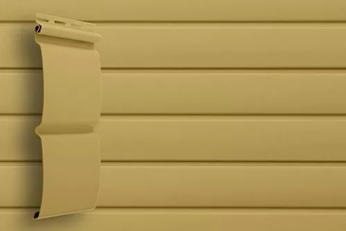 Виниловый сайдинг Grand Line Блок-хаус D4.8 Классика Карамельный купить в краснодаре