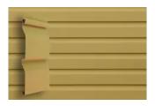 Виниловый сайдинг Grand Line Корабельный брус 3,6 D4.4 Классика Карамельный – Купить оптом и в розницу