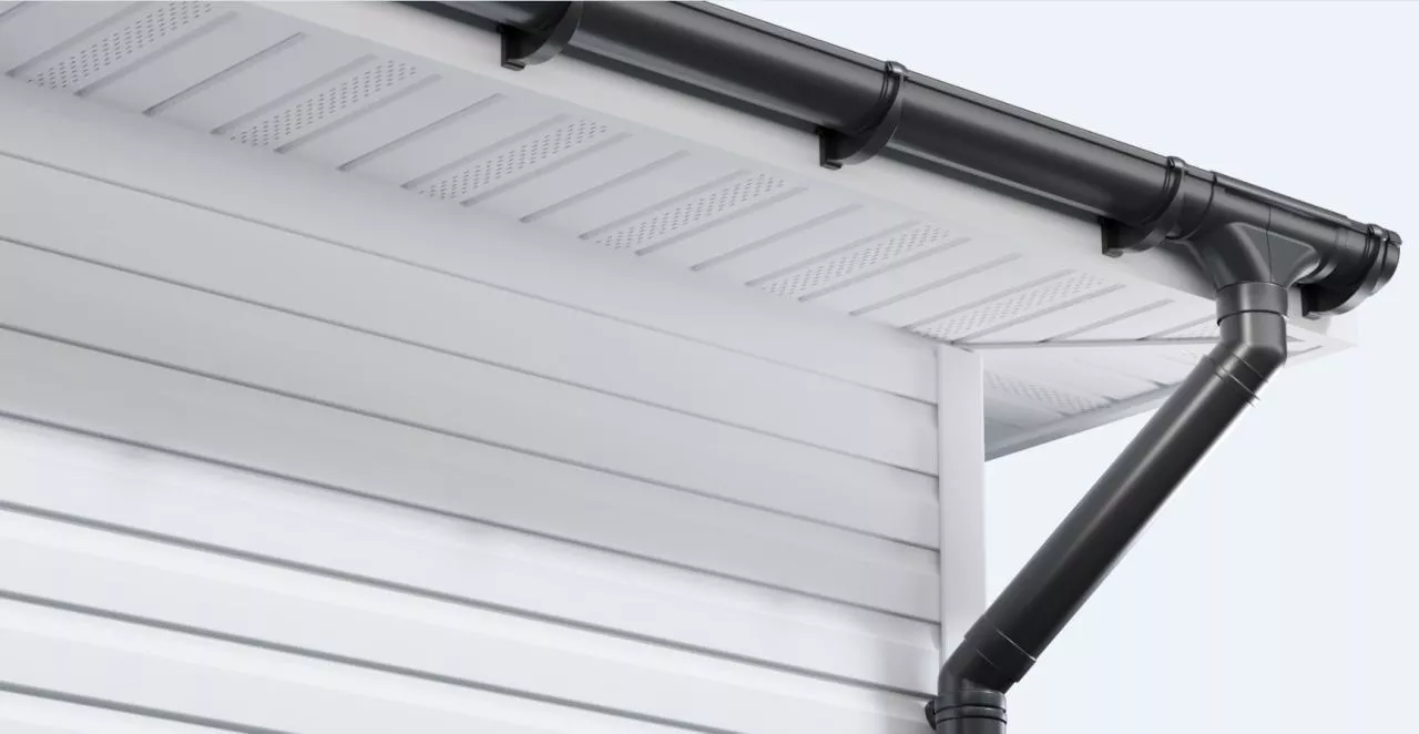 Воронка желоба Döcke LUX RR33 Карбон купить в краснодаре