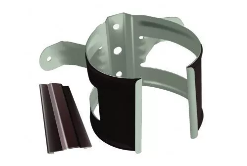 Кронштейн трубы на дерево Optima Grand Line 90 мм RR 32 Темно-коричневый купить в краснодаре