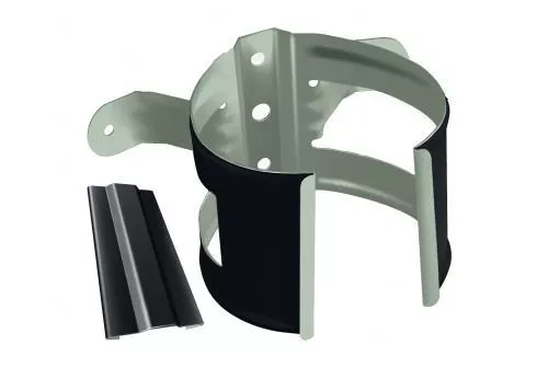 Кронштейн трубы на дерево Optima Grand Line 90 мм RAL 7024 Мокрый асфальт купить в краснодаре