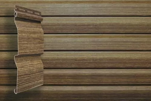 Виниловый сайдинг Grand Line Корабельный брус 3,6 D4.4 Tundra Кедр купить в краснодаре