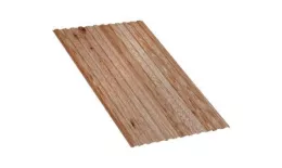 Профнастил МП10 A ECOSTEEL текстурированный 0,5 мм Кедр. Артикул: MP10AESt-kedr