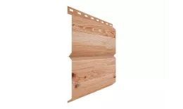 Металлический сайдинг Металл Профиль Lбрус ECOSTEEL текстурированный 0,5 мм Кедр. Цена: 1143 руб. Артикул: MetalS168