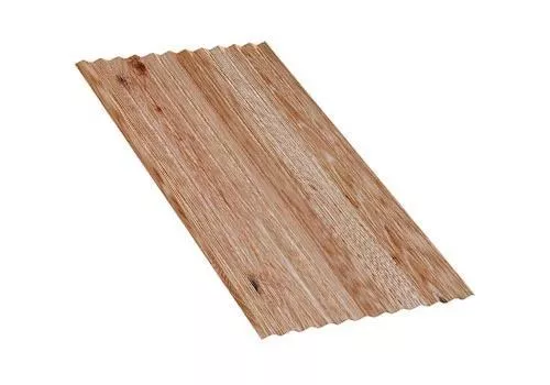 Профнастил МП18 A ECOSTEEL текстурированный 0,5 мм Кедр купить в краснодаре