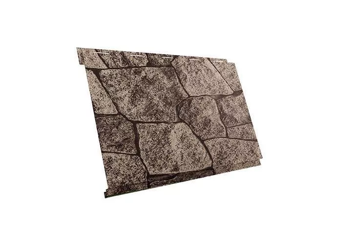 Металлический сайдинг Grand Line Вертикаль Классик Print Elite Королевский камень купить в краснодаре