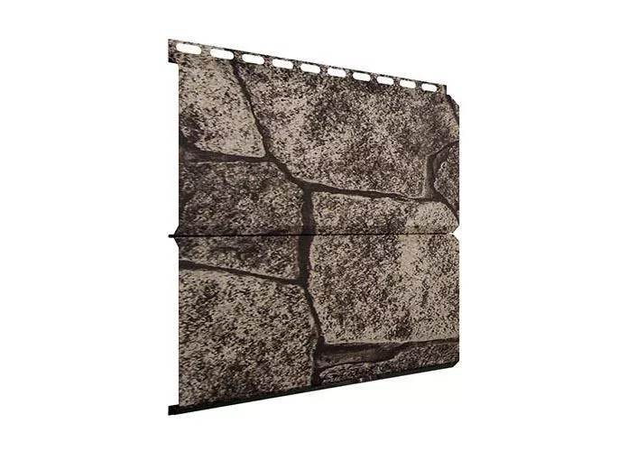 Металлический сайдинг Grand Line ЭкоБрус Print Elite 0,45 мм Королевский камень купить в краснодаре