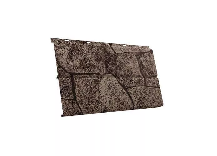 Металлический сайдинг Grand Line ЭкоБрус 3D Colority Print 0,45 мм Королевский камень купить в краснодаре